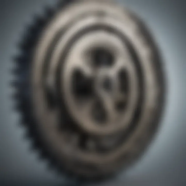 A visual representation of interconnected gears, symbolizing the complexity of anxiety
