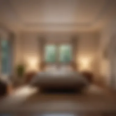 Creating an Inviting Sanctuary for Restful Sleep Tranquil bedroom environment with soft lighting