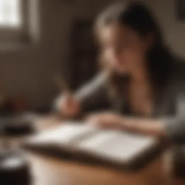 Nurturing Self-Awareness Through Journaling A person journaling to foster self-awareness and personal growth