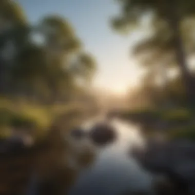 Nature's Calm: Finding Peace in the Outdoors A serene landscape promoting calmness
