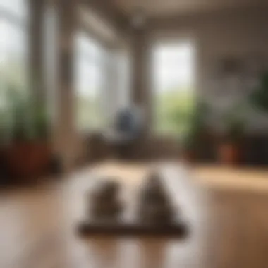 Cultivating Calm: Mindfulness in the Workplace Mindfulness practice in a serene office environment